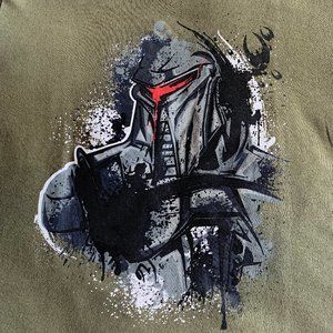 ❤️‍🔥 2 for $30 ❤️‍🔥 Battlestar Galactica Cylon Graphic Tee Unisex L Green